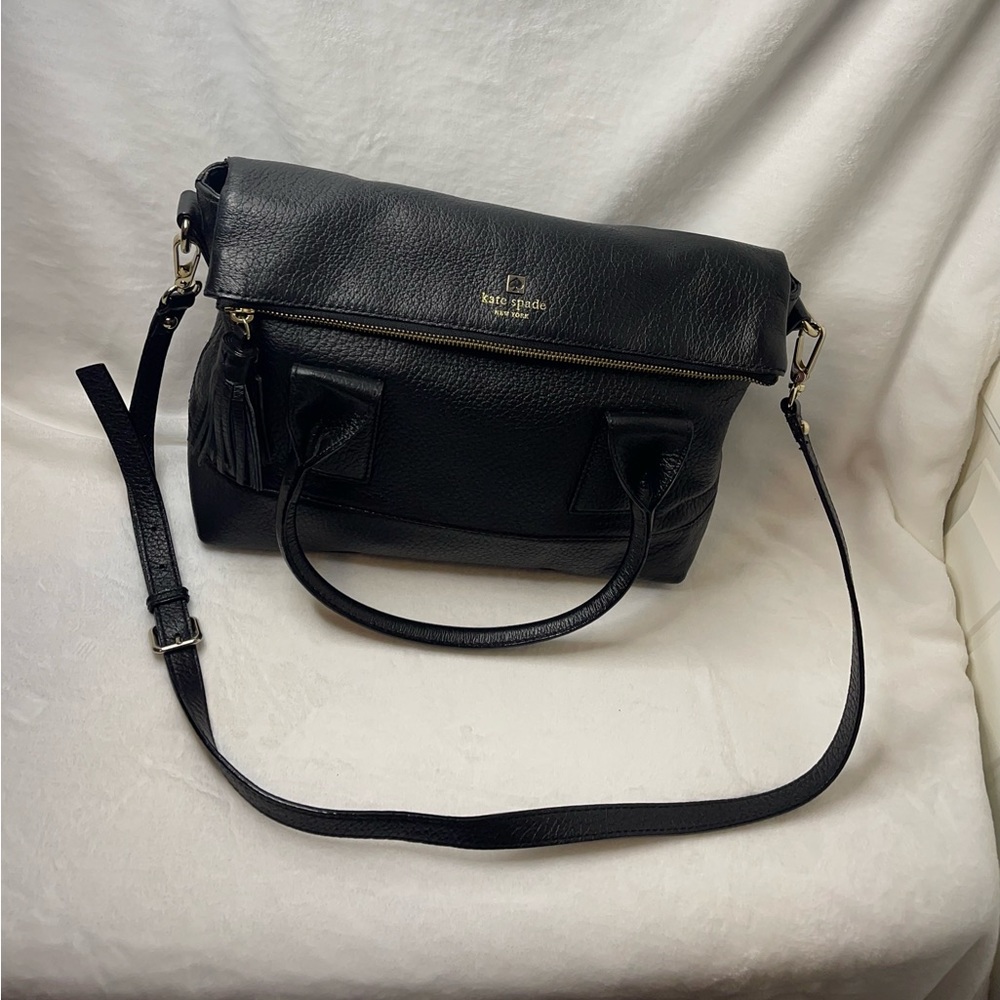 Kate Spade black shoulder bag, EUC